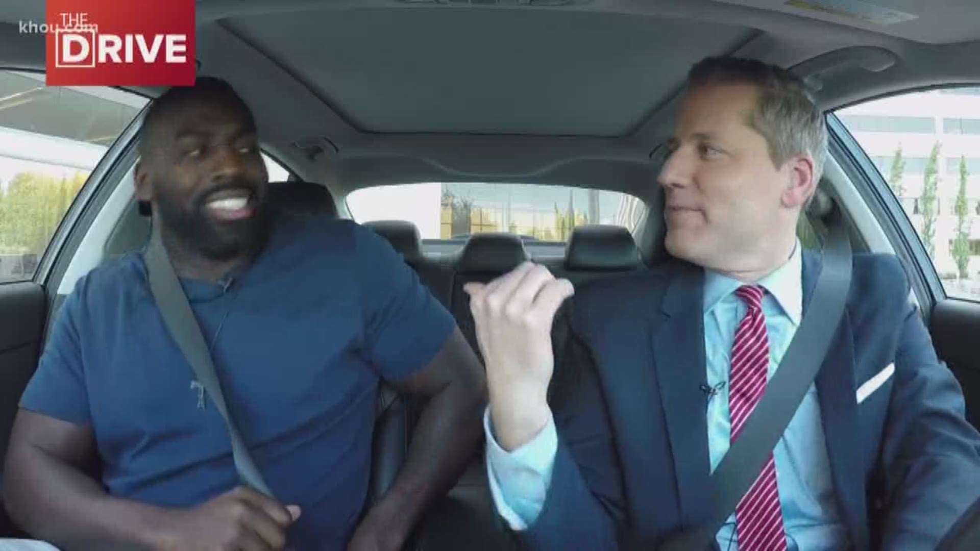 Texans linebacker Whitney Mercilus is hosting a special event next week with his teammates benefiting Mercilus' foundation. He joined KHOU 11's Jason Bristol for another go-round of 'The Drive.'