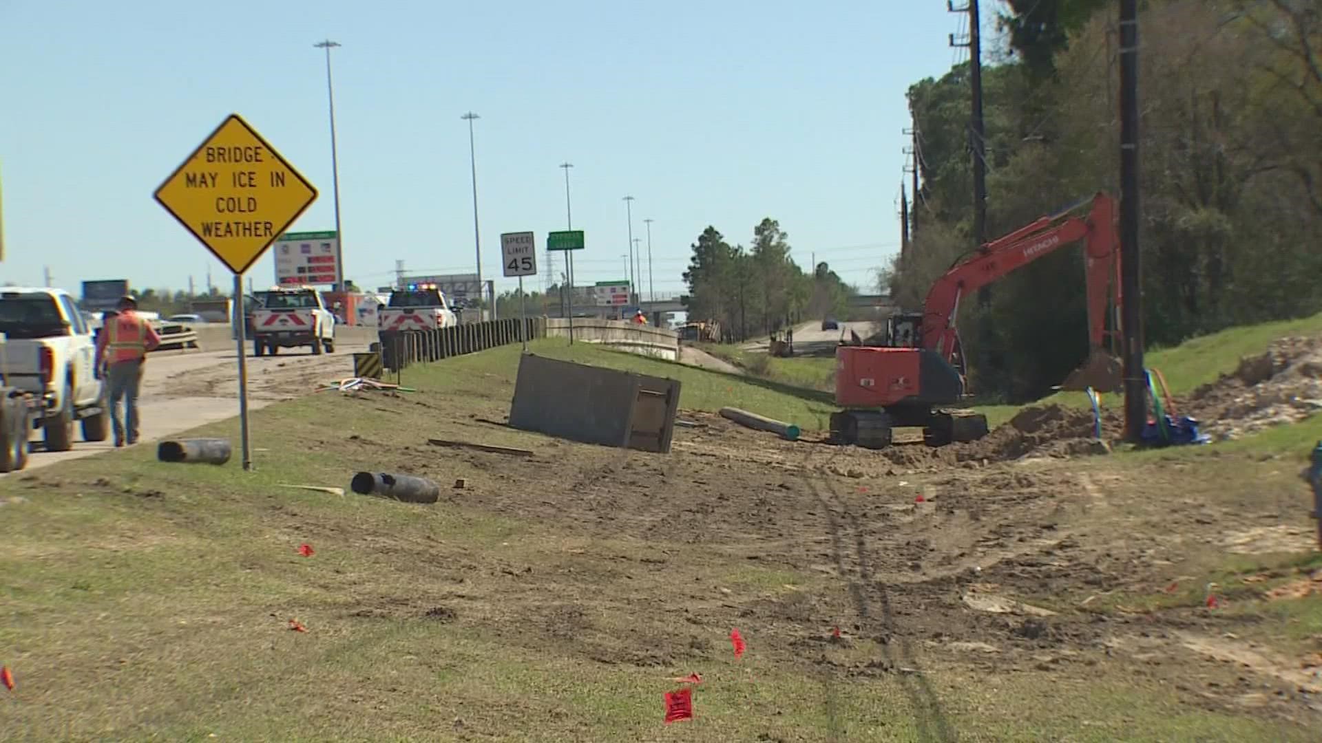 Officials say this construction is causing cut-through traffic of thousands of drivers in the Enchanted Oaks subdivision.