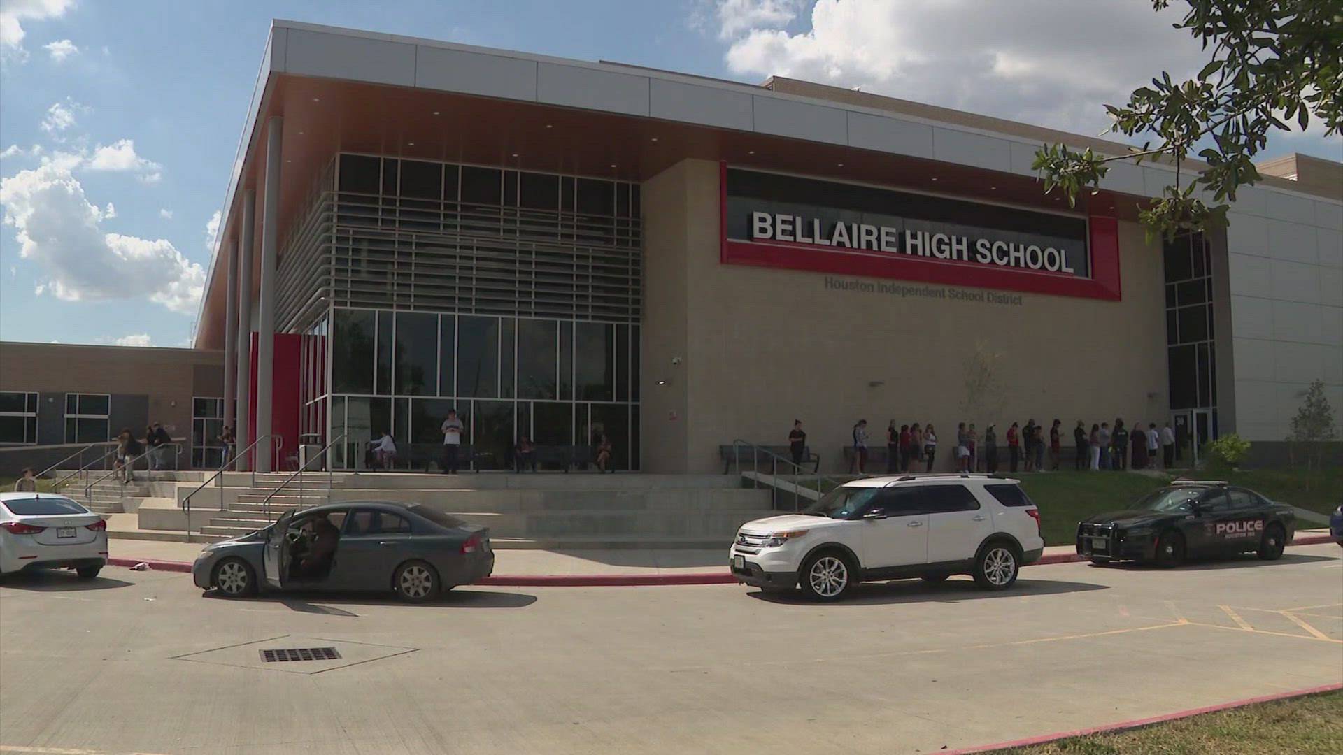 Bellaire High School was placed in secure mode Wednesday afternoon while police investigated a bomb threat, according to the Houston ISD.