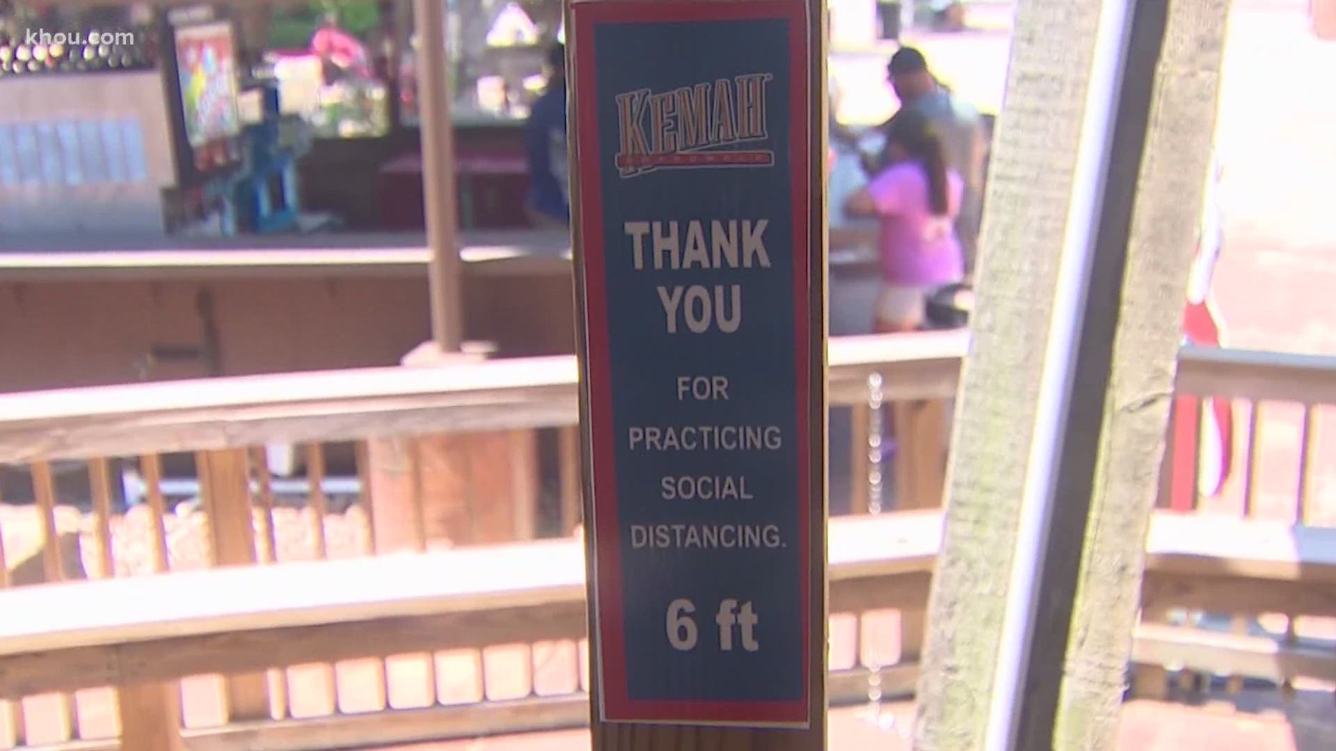 Kemah Boardwalk, Pleasure Pier, bars and restaurants are taking steps to keep guests safe. But still, you have to do your part.