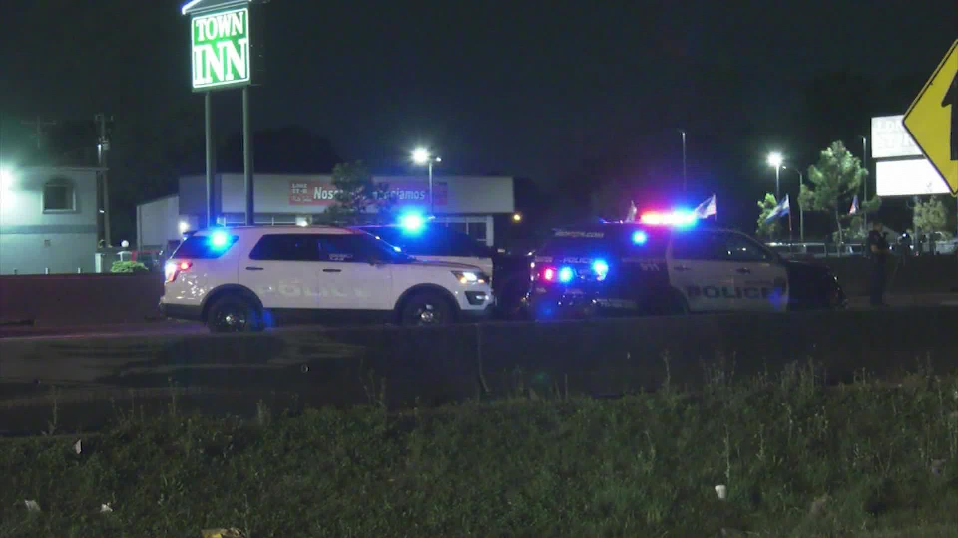 An HPD sergeant said she was struck by a driver that was heading home from work. Police are reminding residents why they should not walk across the freeway.