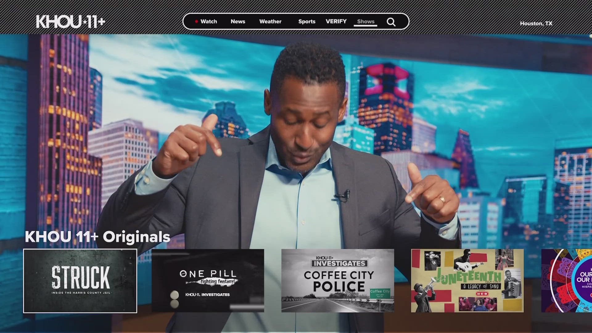 KHOU 11+ for your smart TV. Houston news on your time. Download it for free!