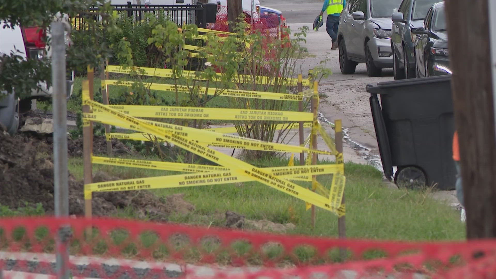 Neighbors said they were caught off-guard when massive holes started showing up in front of their homes.