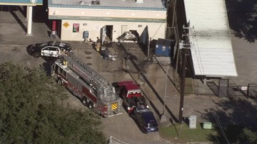 Car Crashes Into Webster Gas Station Khou Com