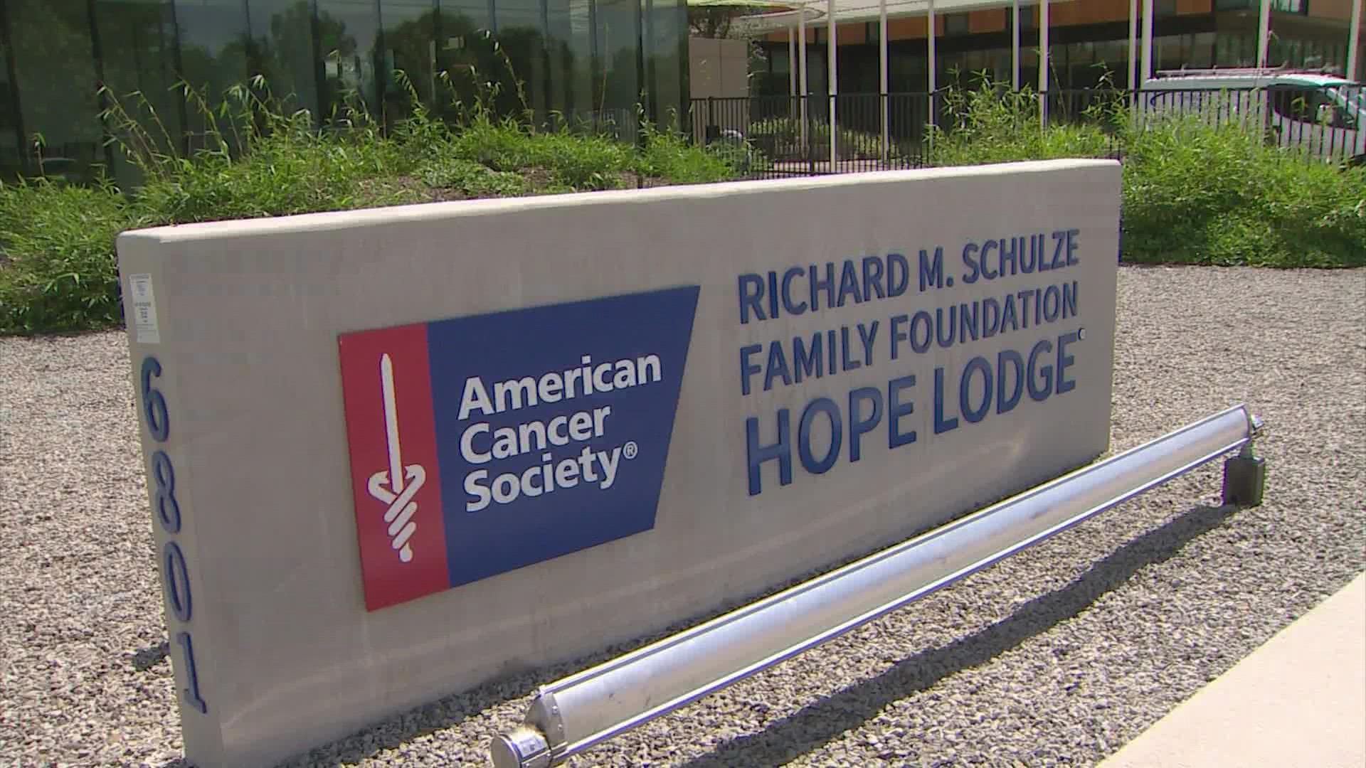 Watching a loved one battle cancer isn't easy but the American Cancer Society hopes to ease the burden with its new Hope Lodge opening in the Texas Medical Center.