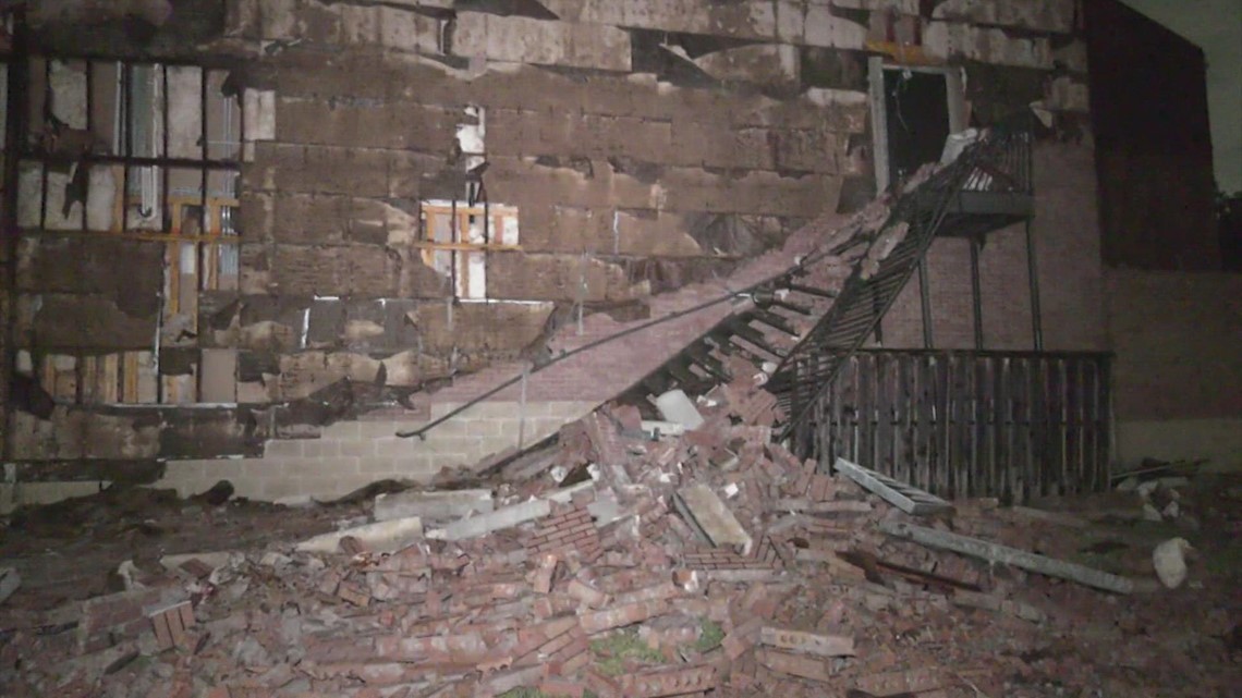 Lightning strike causes wall collapse at Sugar Land church during ...