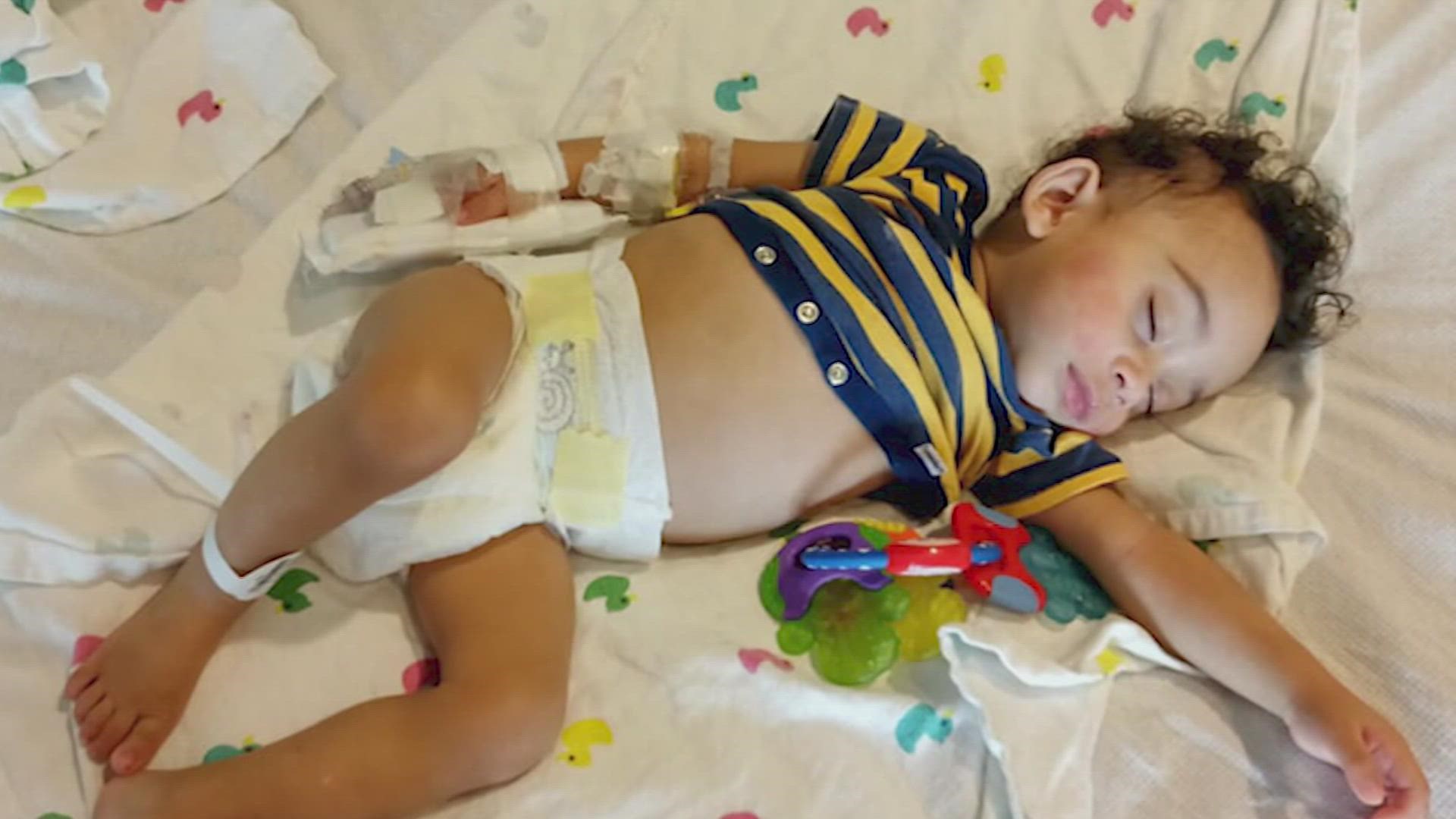 Mom Breanna Cook said her 10-month-old son could barely breathe after being diagnosed with RSV.