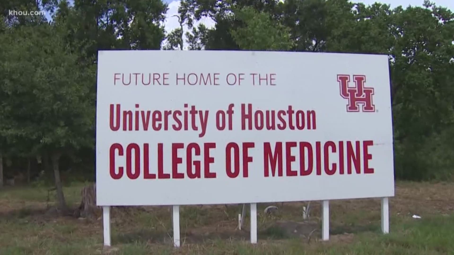 We are getting our first look at the city of Houston's next major medical school. It's the city's first medical school to come along in nearly 50 years. It's happening at a time when the campus is experiencing tremendous growth.