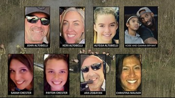 Image result for kobe bryant crash victims