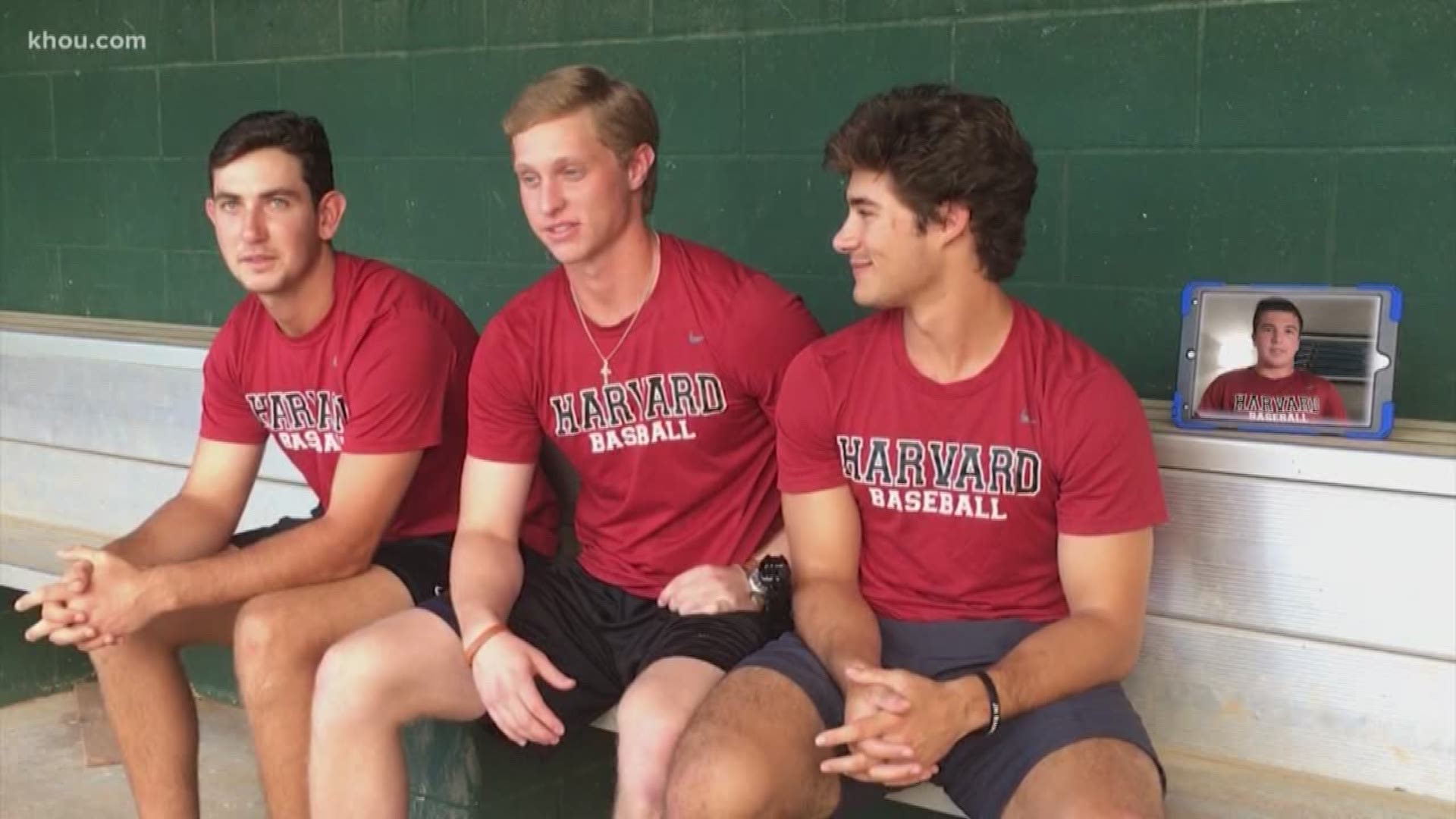 Four teenagers from Houston, who have been playing baseball together for years, are taking their skills to Harvard.