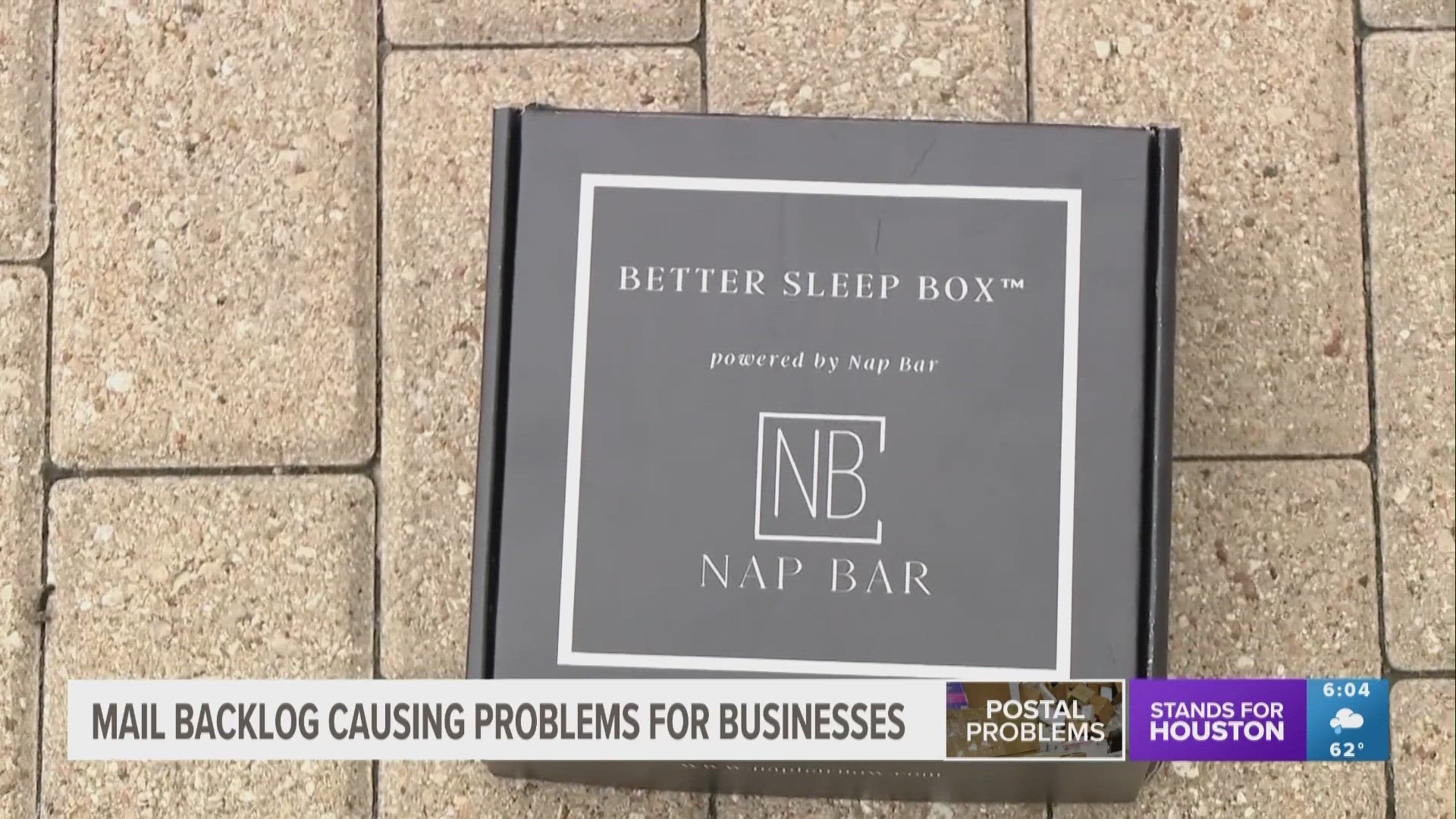 The owner of Nap Bar had to send a sample batch of her products to the Grammys by a certain deadline, but the products never arrived because of the mail backlog.