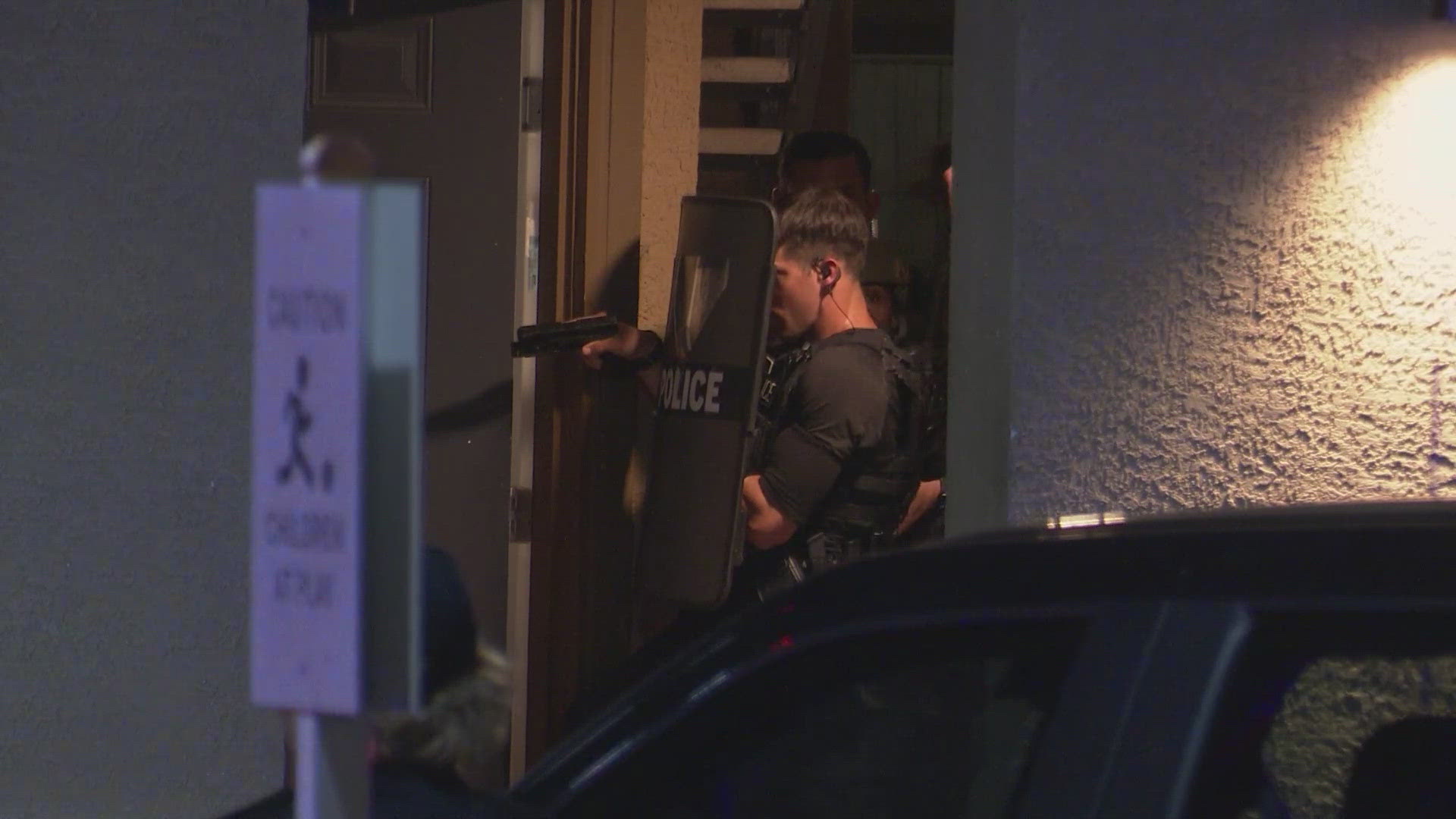 HPD said the suspect and victim got into some kind of fight when the suspect opened fire.