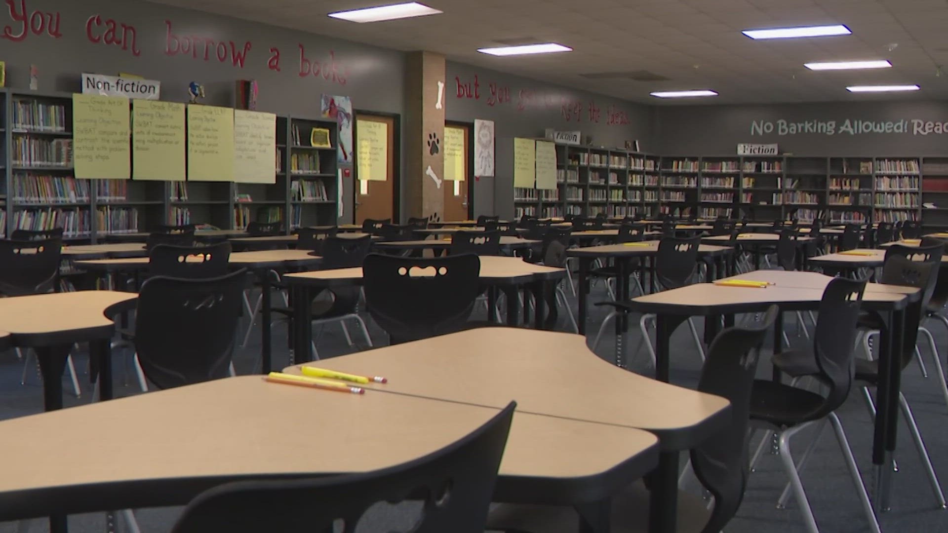 Mayor Turner has been critical of the district's plan to make libraries at some NES schools "team centers" and remove librarians.