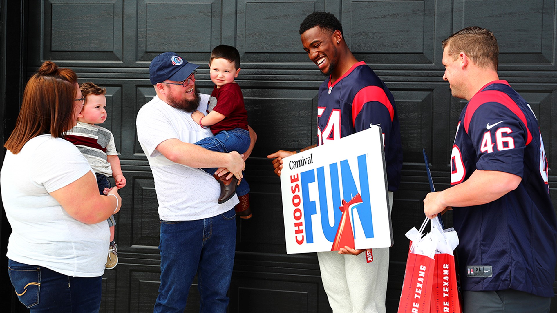 Jon Weeks and Jacob Martin give away Carnival cruise tickets and tickets to a Texans game.