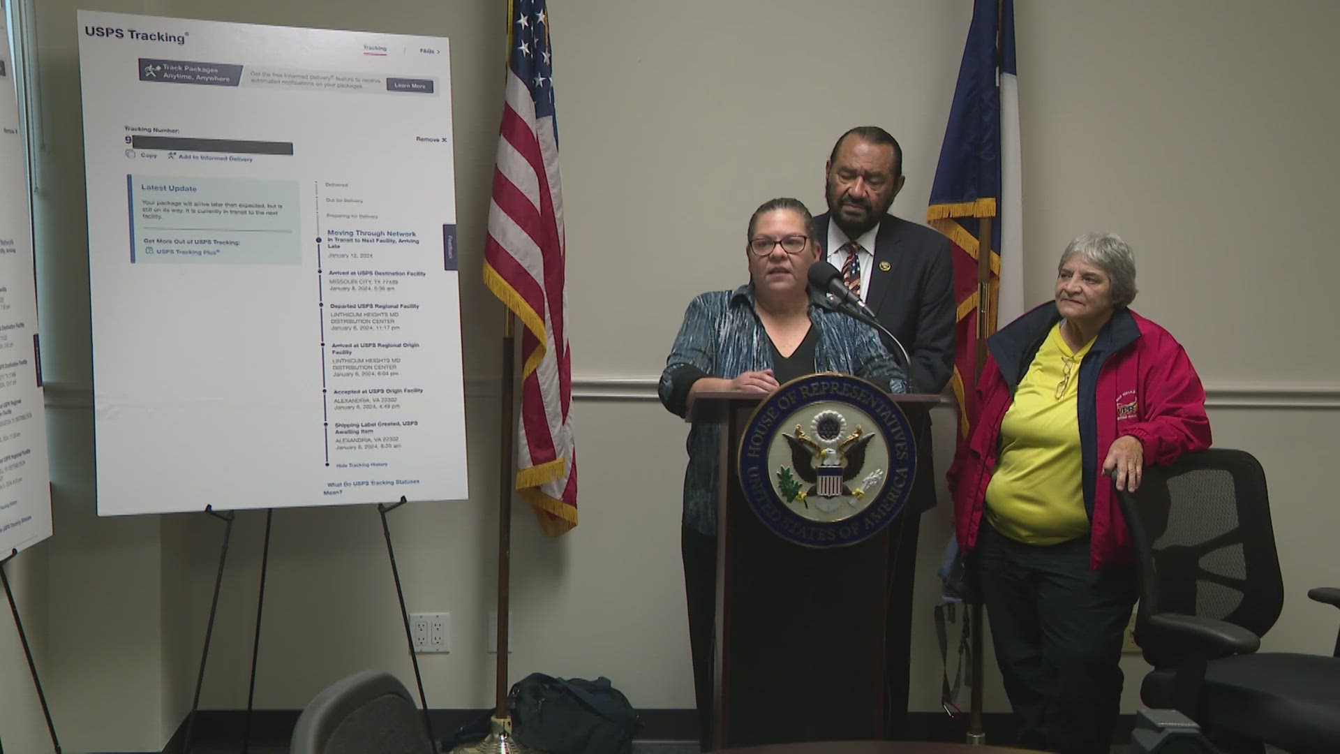 Rep. Al Green said he's concerned delays at the Missouri City and northside facilities may impact mail ballots for the March Primary and he may ask Congress to act.