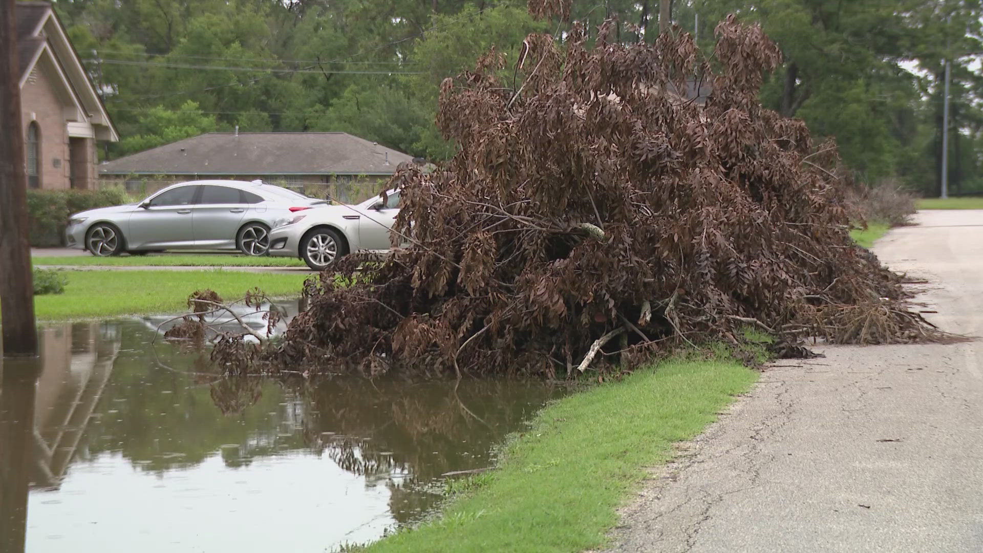 Flooding in north Houston is plaguing the community that's already fighting against heavily saturated ground.