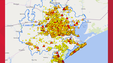 Power outage tracker: More than 400,000 without power across Southeast Texas due to Nicholas