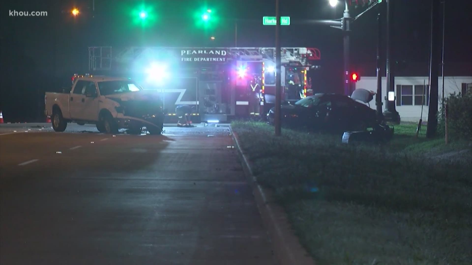 A driver has been charged with intoxication manslaughter after killing a mother and injuring her two children in a crash in Pearland.