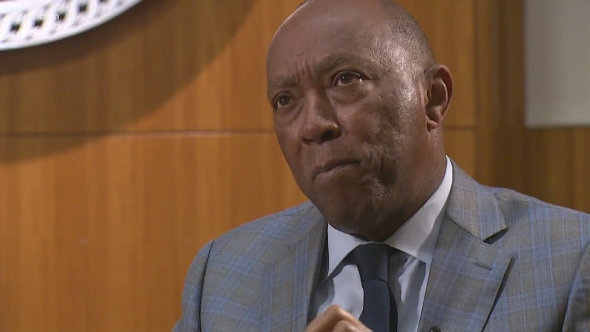 Houston mayor Sylvester Turner sat down with KHOU 11's Len Cannon to talk about the challenges he faces in his second term.