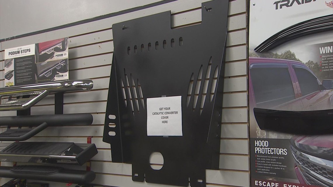 Does a cat shield prevent catalytic converter theft?