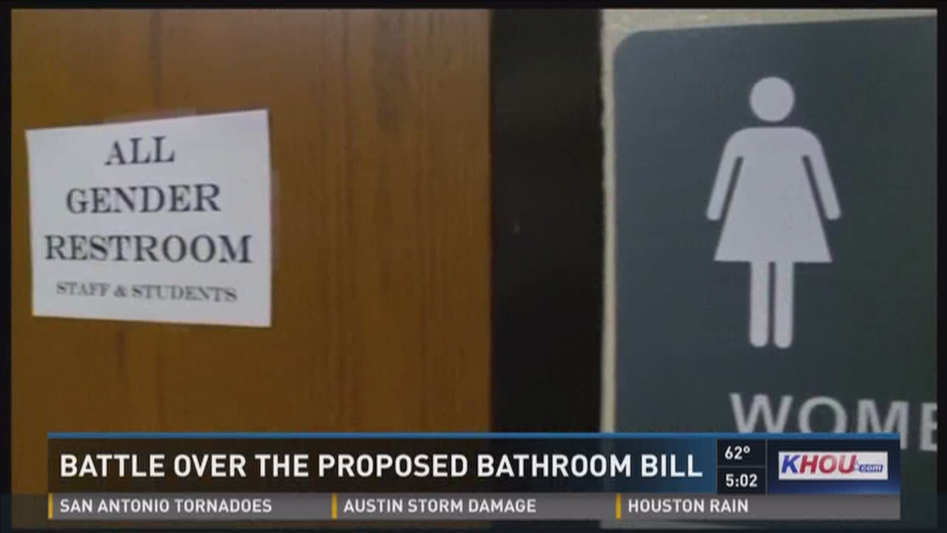 A new ad campaign by the ACLU and Legacy Community Health is the latest weapon in the ongoing battle over Texas' bathroom bill.