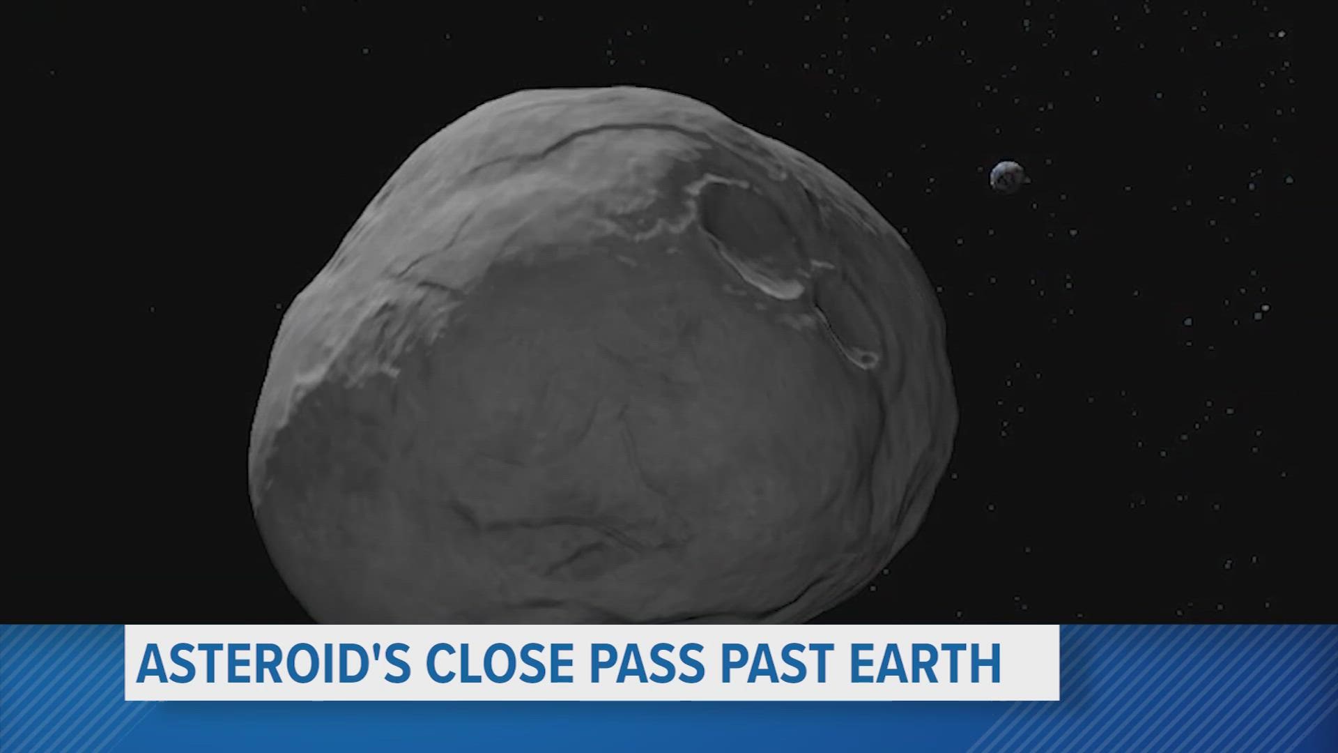 There was a close call wtih an asteroid Thursday night, as it came within 2,000 miles of Earth. But experts said it would be burned up on entry.