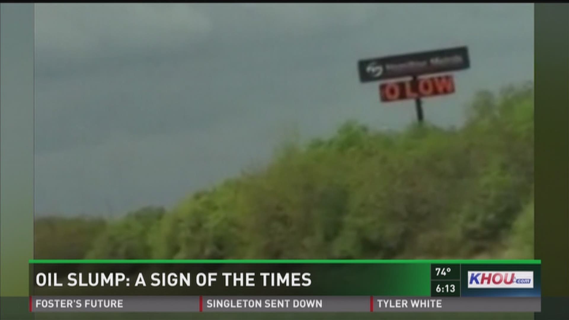 Billboards that blast oil prices hit home for many Houstonians.