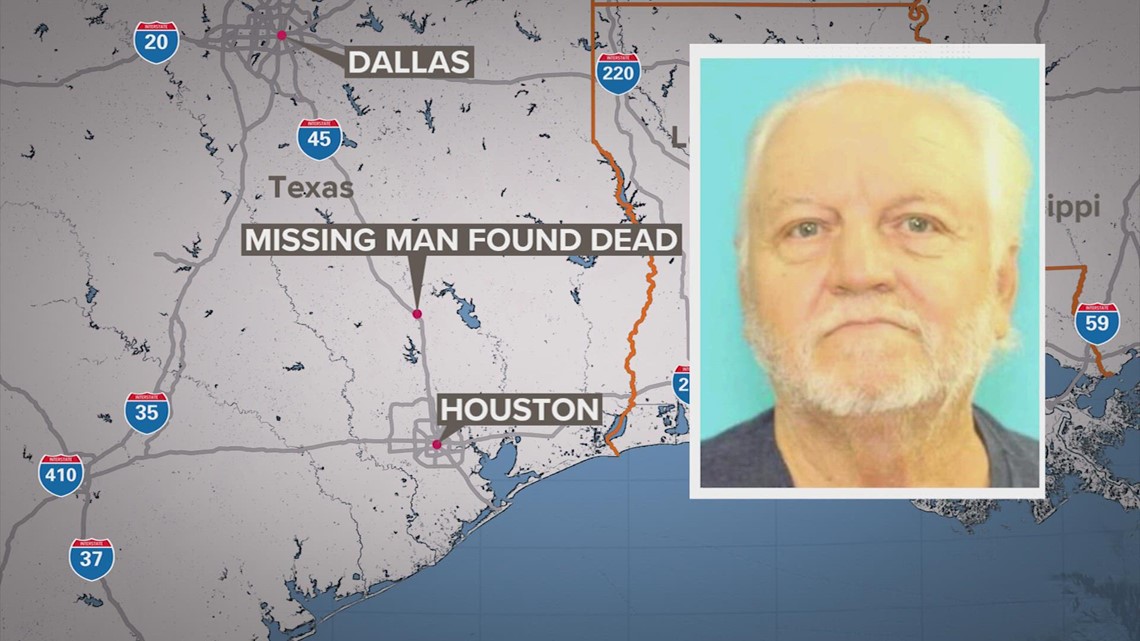 Missing Houston man found dead in wrecked vehicle in Walker County