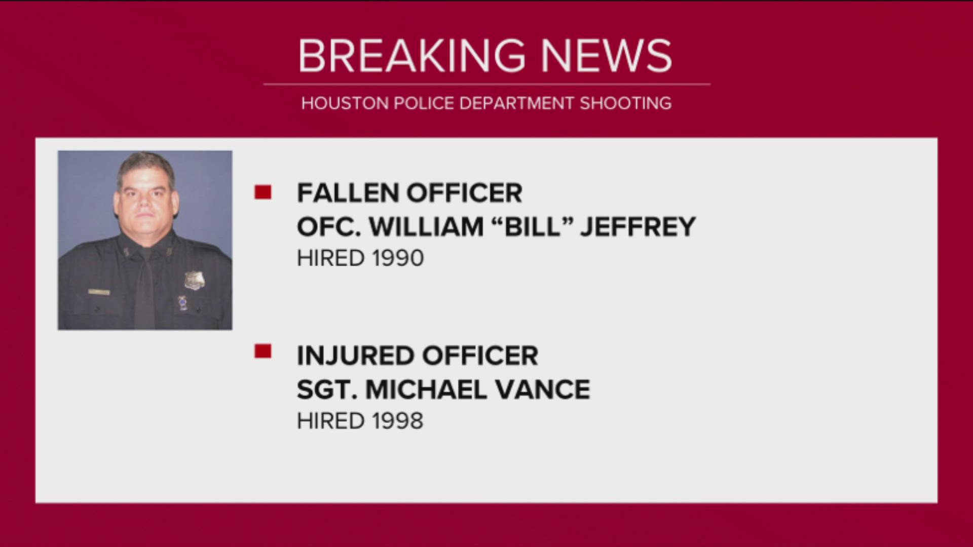 A Houston police officer was shot and killed and another was injured while serving a warrant to a home in northeast Houston. The alleged gunman is also dead.