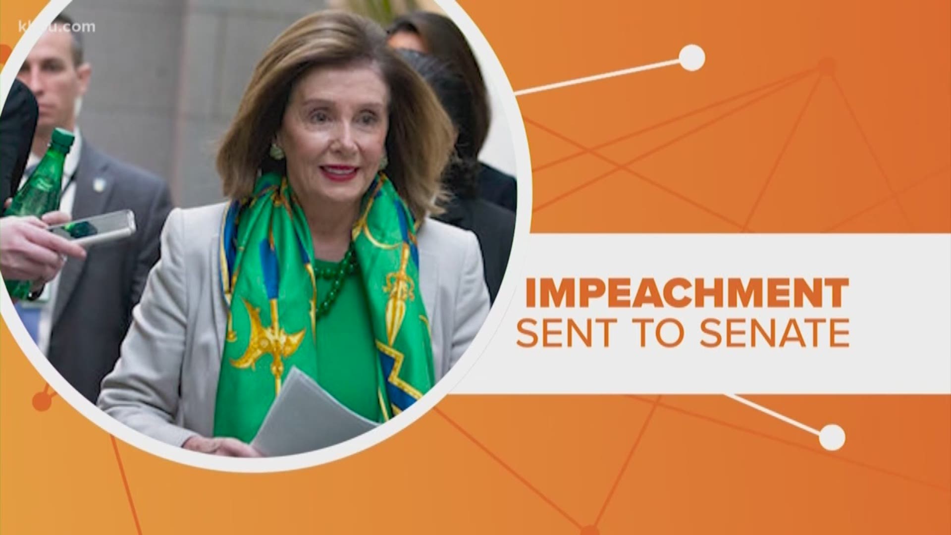 Once the articles of impeachment reach the Senate – what's next, what's the next step? Stephanie Whitfield connects the dots.
