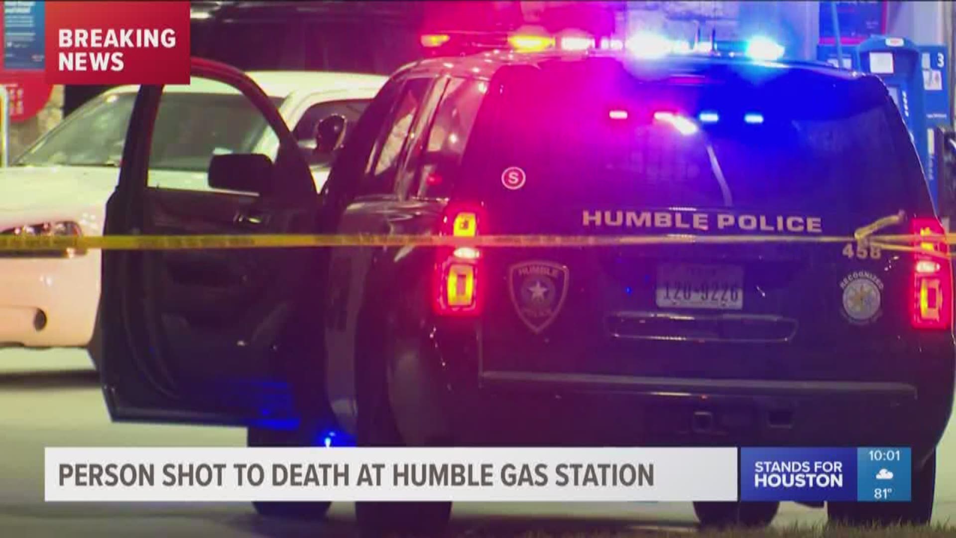 One person is dead after a shooting Saturday night at a gas station in Humble