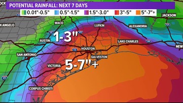 Houston Forecast: Tropical wave to bring us heavy rain | View timeline here