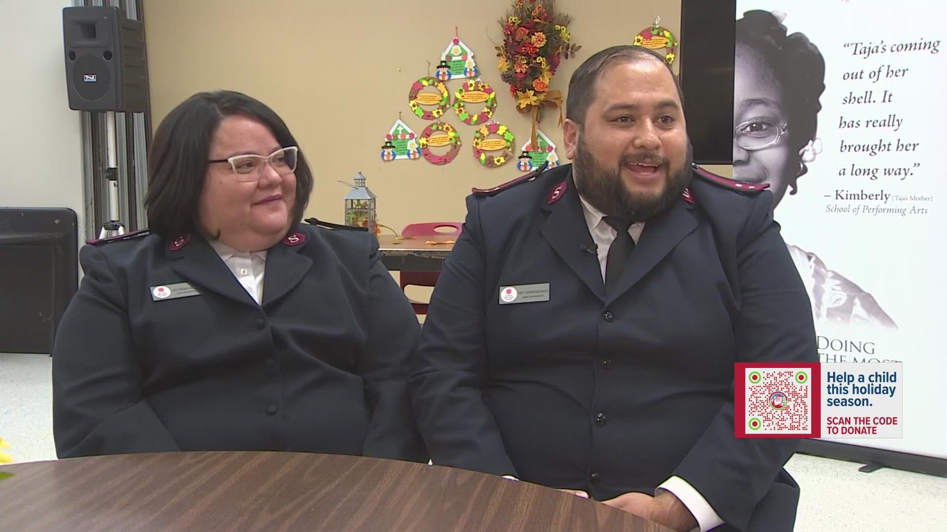 The Salvation Army's Angel Tree Program helps children in need every holiday season. One couple, who were once recipients, has decided to give back.