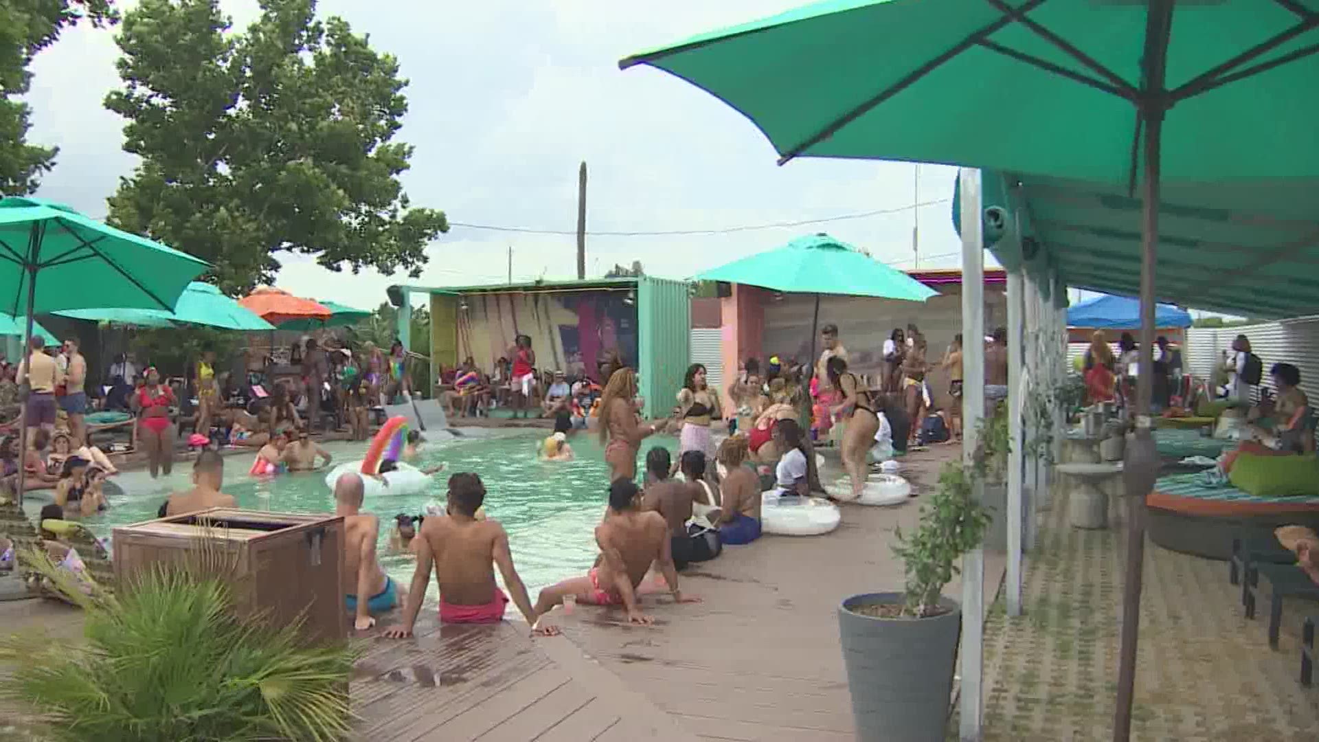 From rainbow pastries to pop-up pool parties, Houston is bursting at the seams with pride.