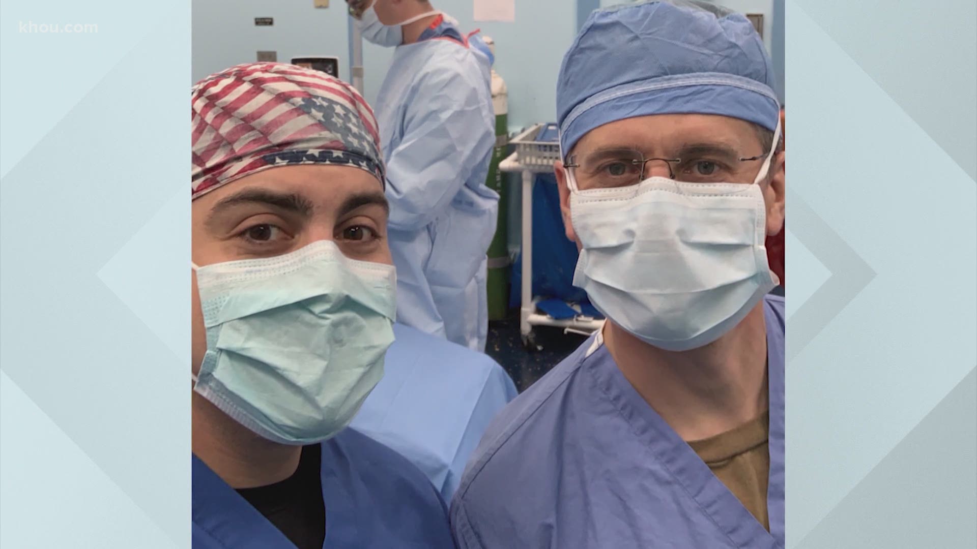 A Houston Methodist surgeon and ICU nurse are helping to save lives in California. They’ve spent the past several weeks aboard Navy hospital ship, the USNS Mercy.