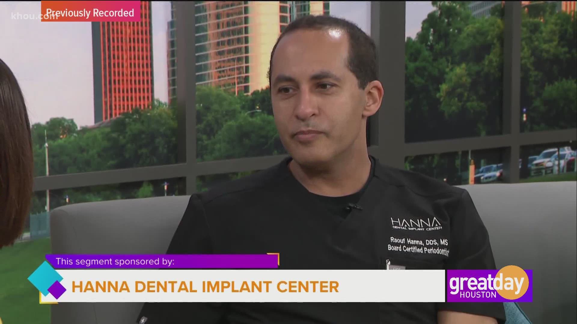Dr. Raouf Hanna gave life-changing dental implants to James MacLeod through the Hanna Dental Implant Center
