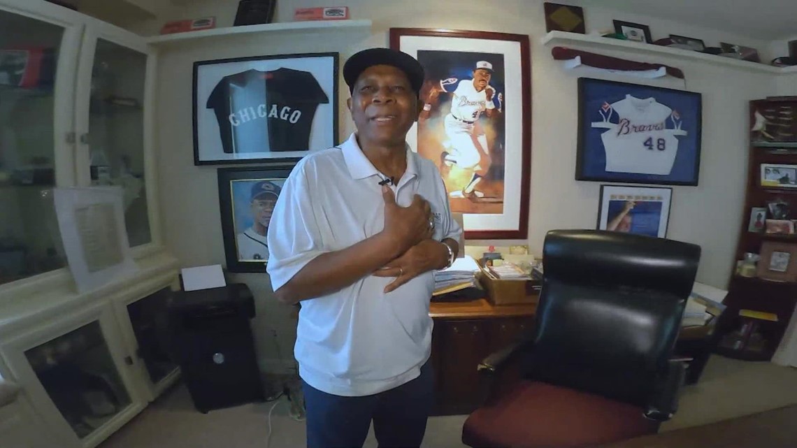 Dusty Baker and Ralph Garr reunite on field