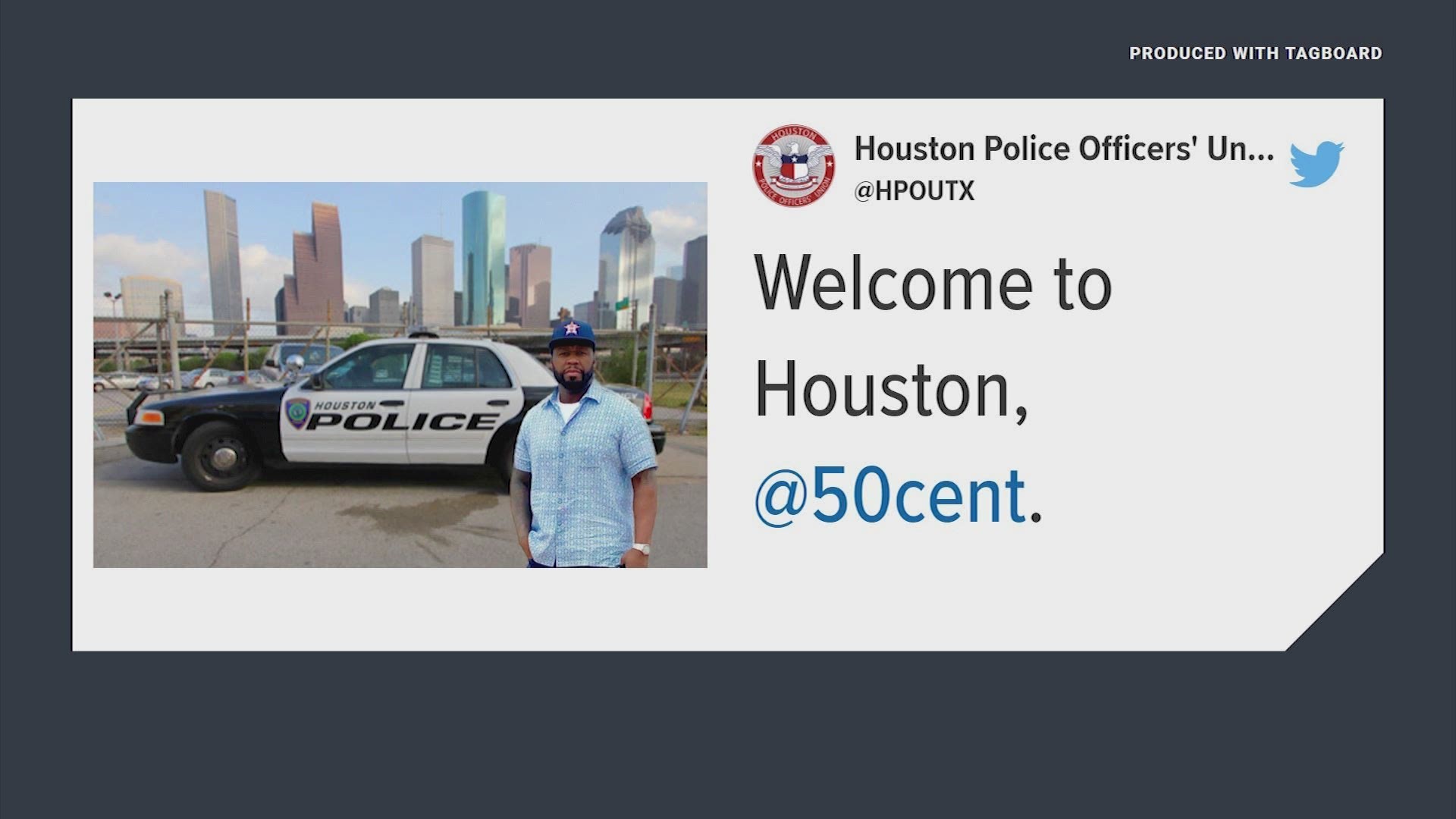 50 Cent recently announced he moved to Houston, and social media had fun putting him in front of different city landmarks.