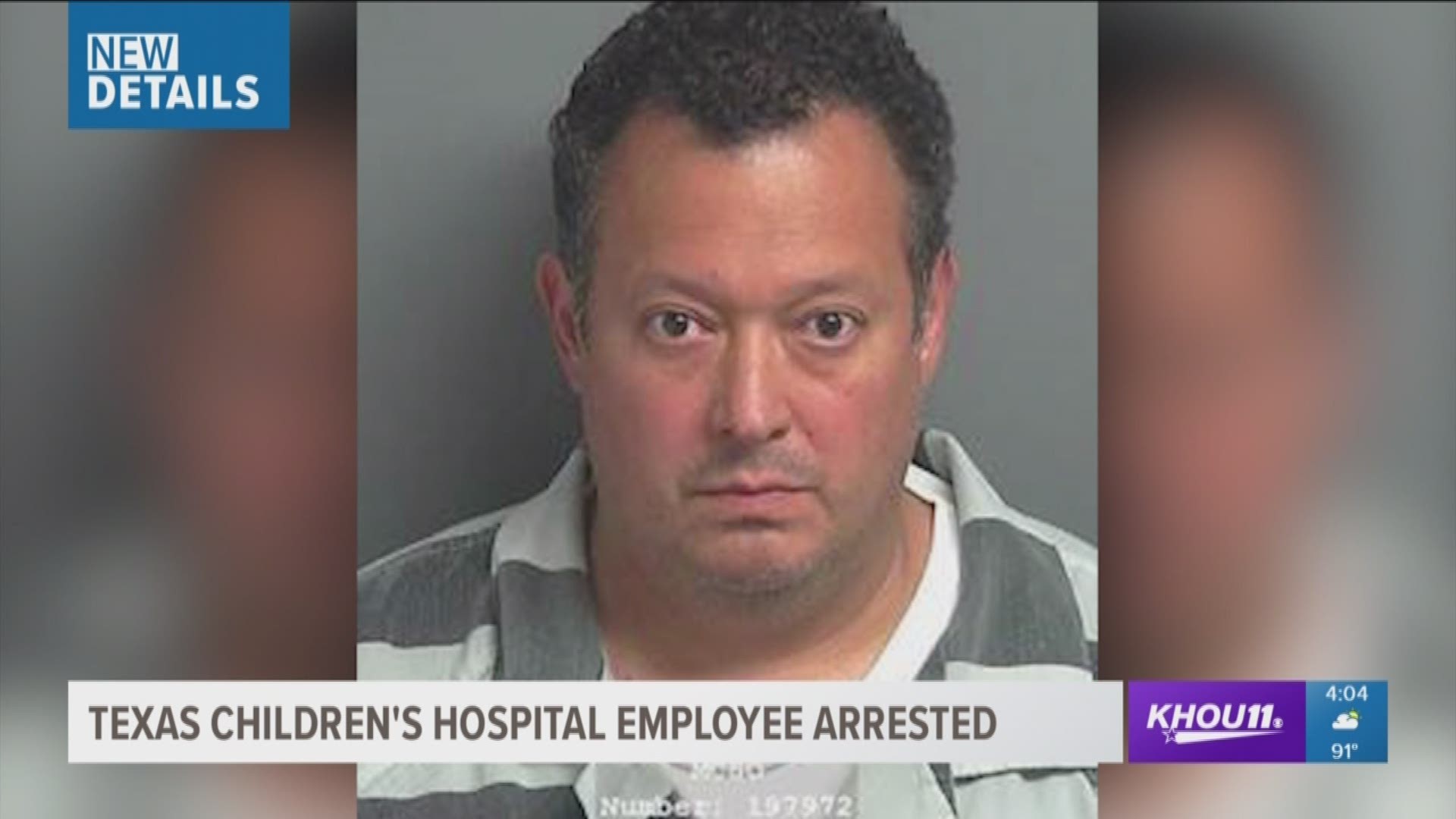 There's disturbing news about a former employee at Texas Children's Hospital. Carlos Carreon, 49, has been charged with possession of child pornography. Montgomery County Sheriff's deputies arrested him Thursday and he remains jailed on a $1,000,000 bond.