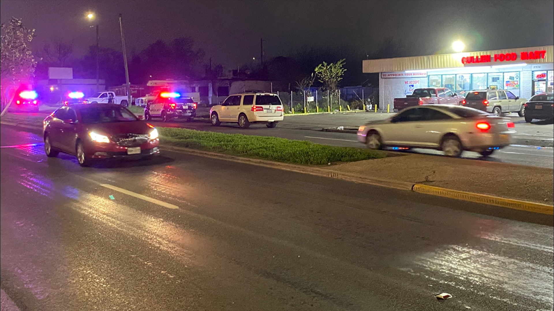 Police said, the woman was found near a convenience store in the 8900 block of Cullen Boulevard. She was taken to an area hospital, where she died.