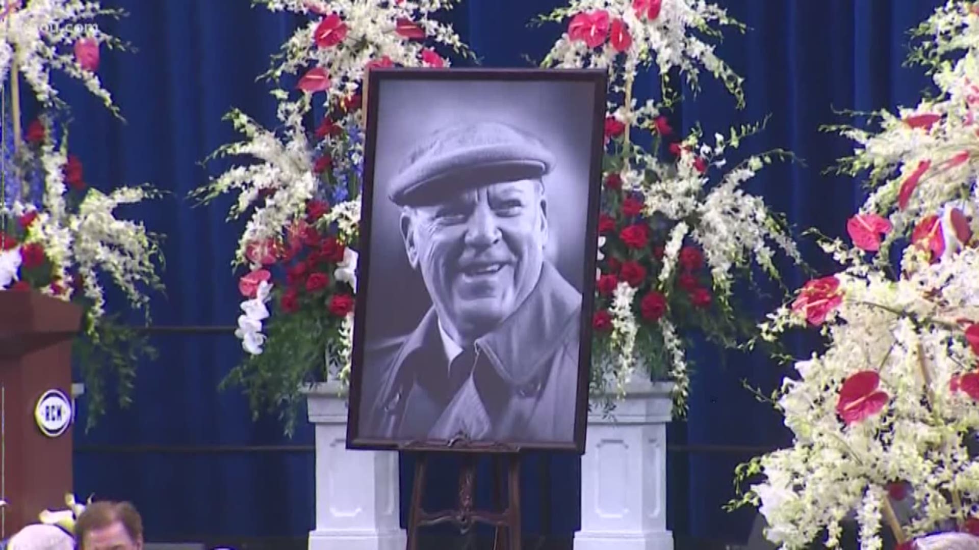 The Houston Texans on Friday held a "Celebration of Life" event for owner Bob McNair at NRG Stadium. McNair died on Nov. 23.