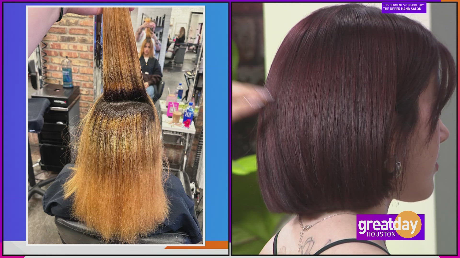 From extension installs to color correction, stylists at The Upper Hand can help transform your hair disaster.
