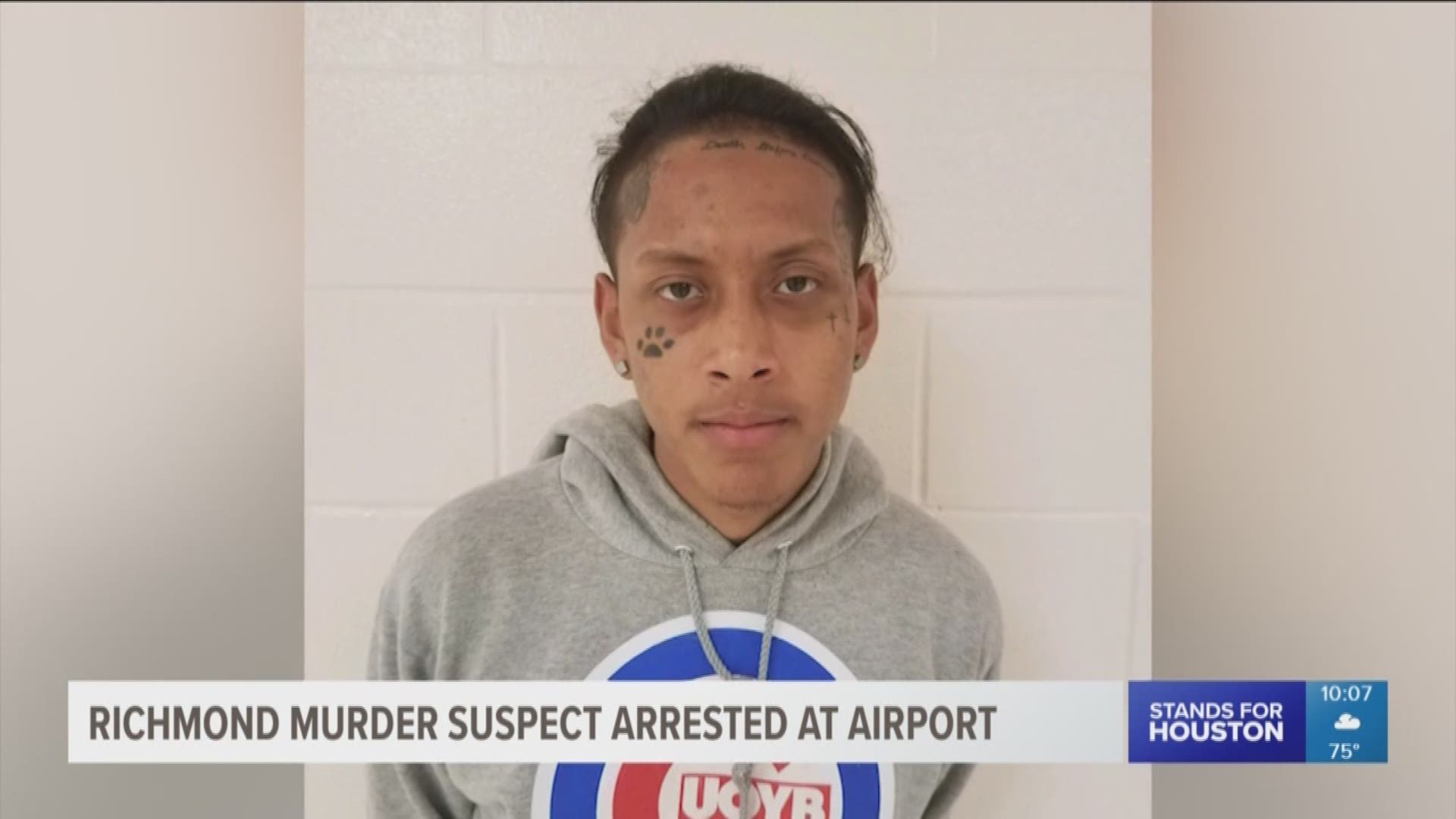Rigoberto Rauda, 18, was taken into custody around 6 a.m. at Bush Intercontinental Airport for the murder of 23-year-old Albany Andres Sosa.