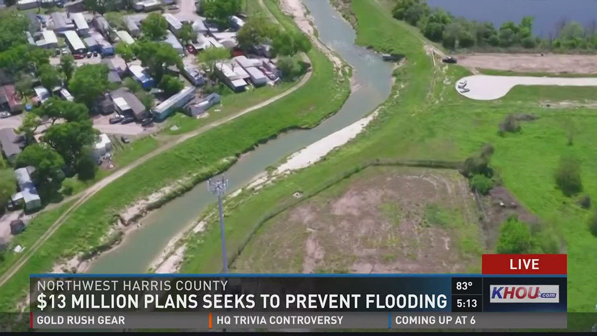 Harris County began work on a $13.3 million project to lower the risk of future flooding