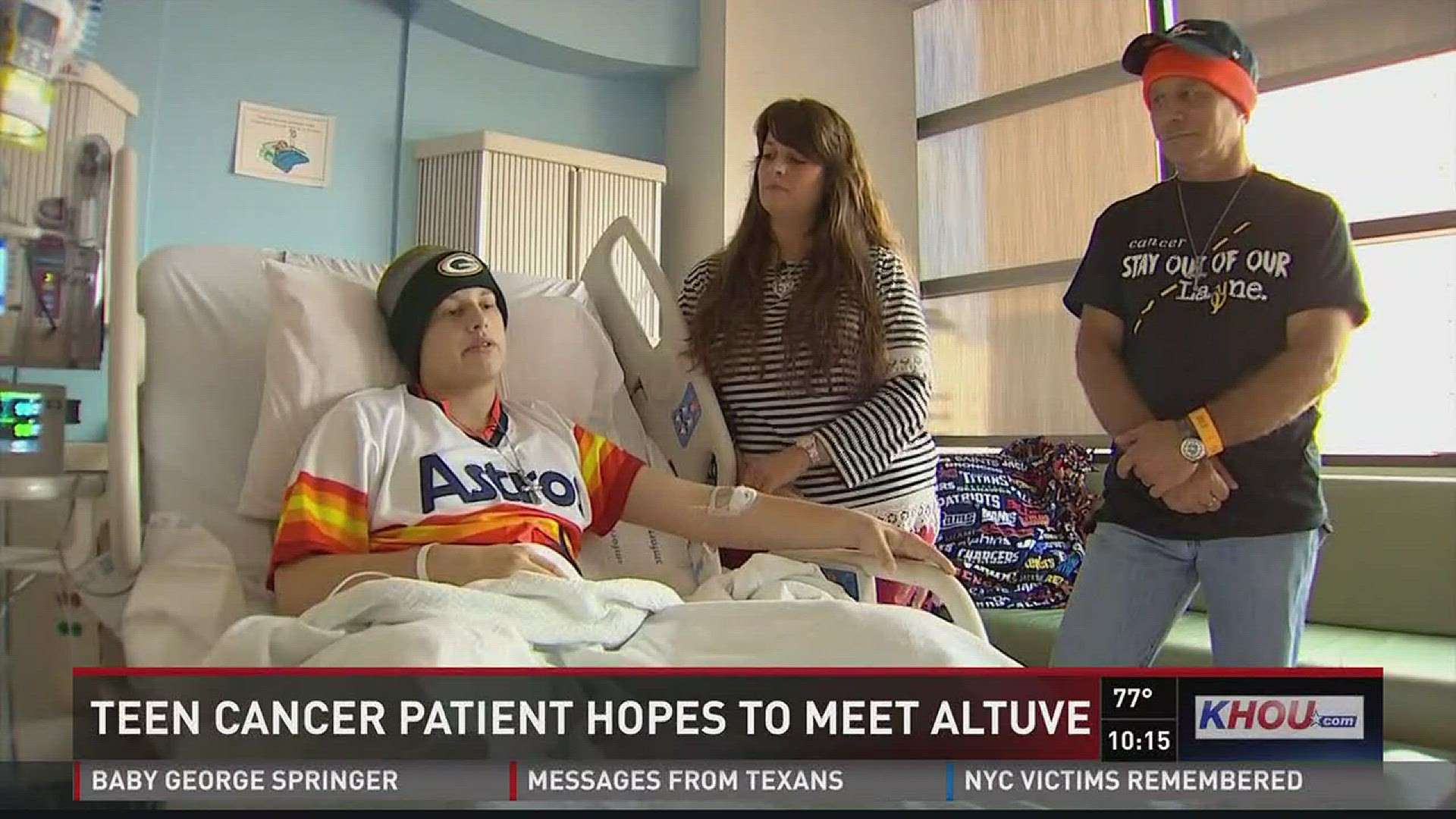 After a 16 year old baseball player lost his leg unexpectedly this week, he says the Astros and the World Series have been a gift during dark times.