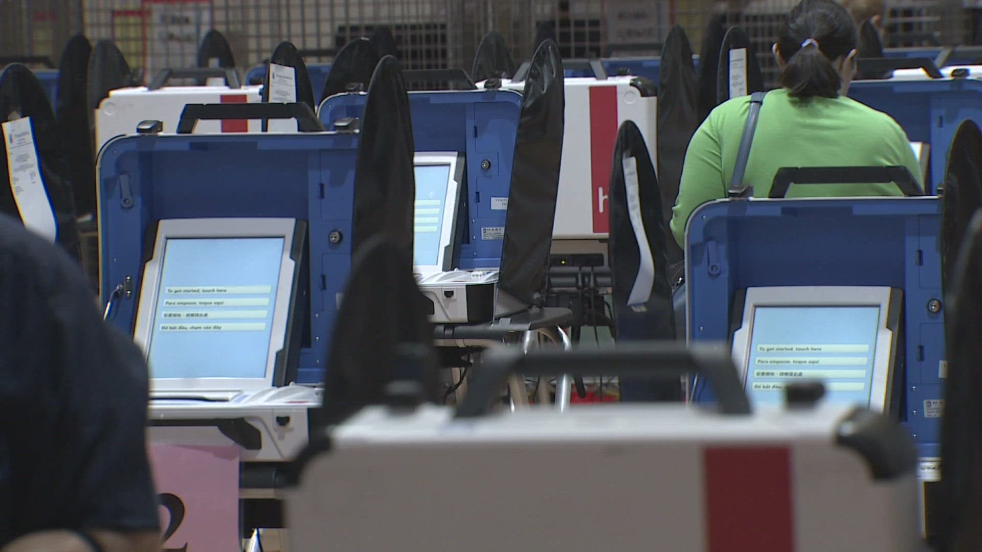 Early voting kicks off in Harris County under new election guidelines