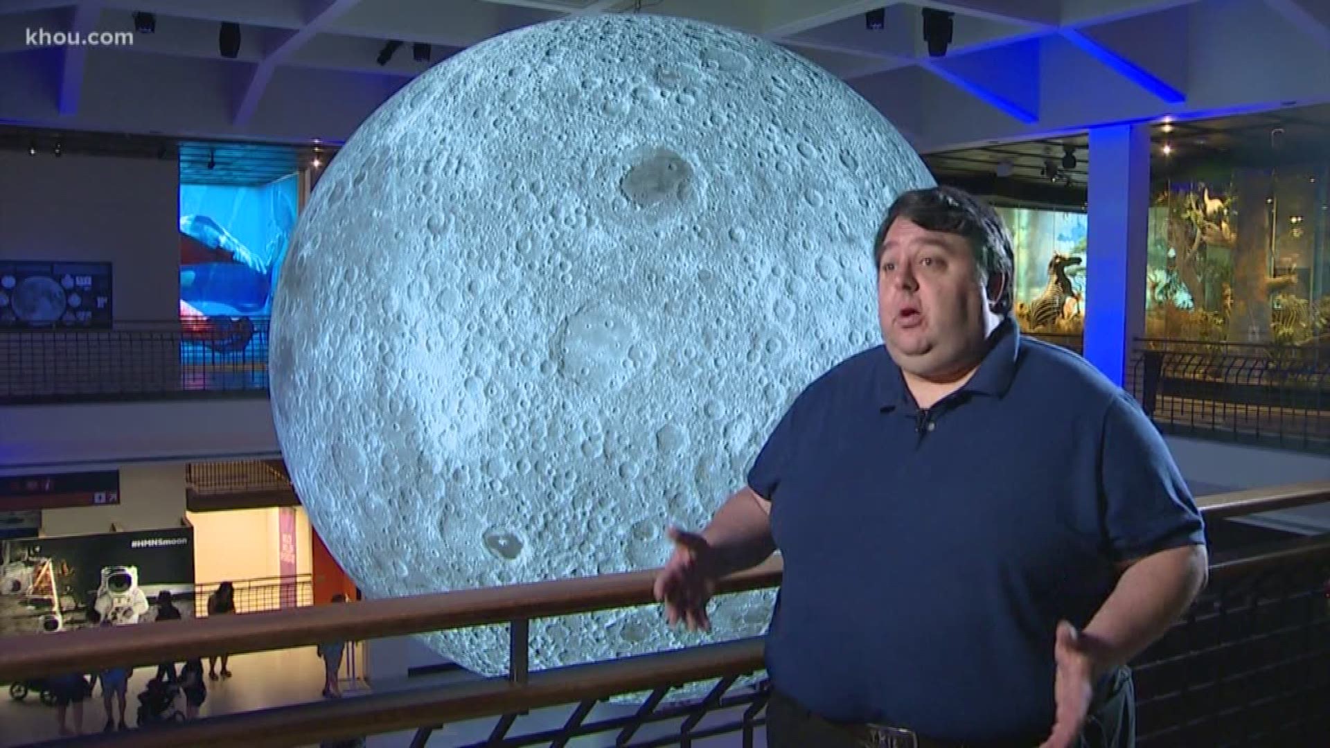 Meet the Houston man who makes sure Hollywood gets it right when it comes to the moon and space travel.