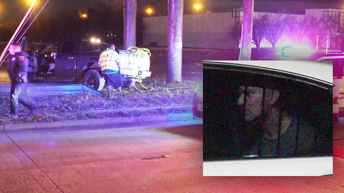 Man with meth arrested after pursuit, crash in stolen pickup | khou.com