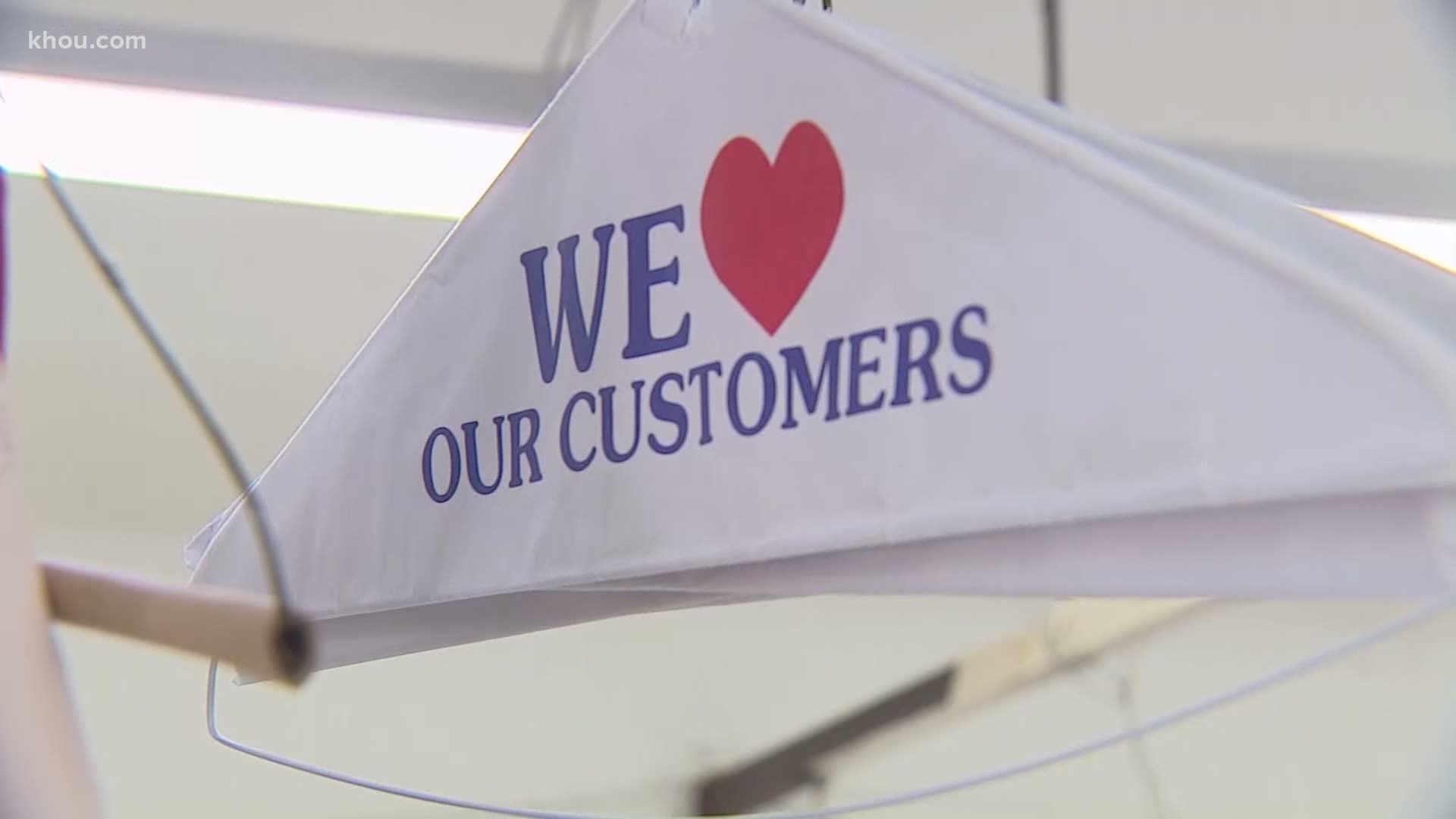 One dry cleaner says business dipped 75% during the pandemic because more people are working from home.