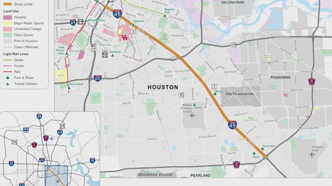 Public meetings on I-45 expansion in Houston set for this week | khou.com